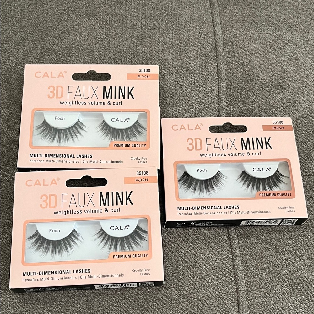 CALA 3D Faux Mink Lashes - Black